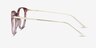 Oriana Pink Acetate-metalEyeglass Frames from EyeBuyDirect, Side View