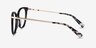Attitude Black Acetate-metalEyeglass Frames from EyeBuyDirect, Side View