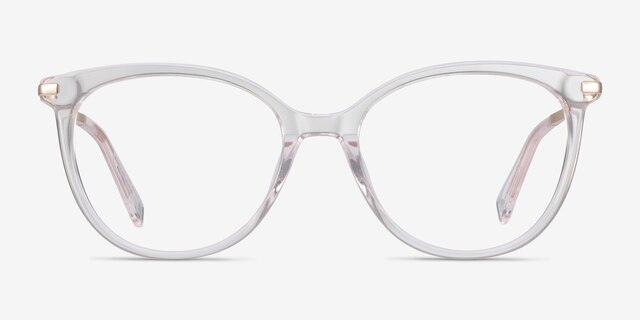Attitude Clear Acetate-metalEyeglass Frames from EyeBuyDirect, Front View