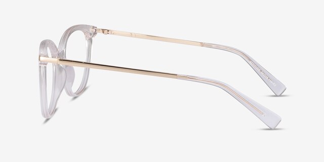 Attitude Clear Acetate-metalEyeglass Frames from EyeBuyDirect, Side View