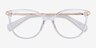 Attitude Clear Acetate-metalEyeglass Frames from EyeBuyDirect, Closed View