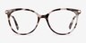 Attitude Ivory Tortoise Acetate-metalEyeglass Frames from EyeBuyDirect, Front View
