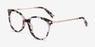 Attitude Ivory Tortoise Acetate, MetalEyeglass Frames from EyeBuyDirect, Angle View