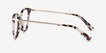 Attitude Ivory Tortoise Acetate, MetalEyeglass Frames from EyeBuyDirect, Side View