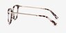 Attitude Ivory Tortoise Acetate-metalEyeglass Frames from EyeBuyDirect, Side View