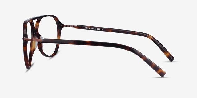 Viento Warm Tortoise AcétateMontures de lunettes de vue d'EyeBuyDirect, Vue de Côté