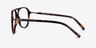 Viento Warm Tortoise AcétateMontures de lunettes de vue d'EyeBuyDirect, Vue de Côté