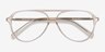 Viento Clear Yellow AcétateMontures de lunettes de vue d'EyeBuyDirect, Vue Rapprochée