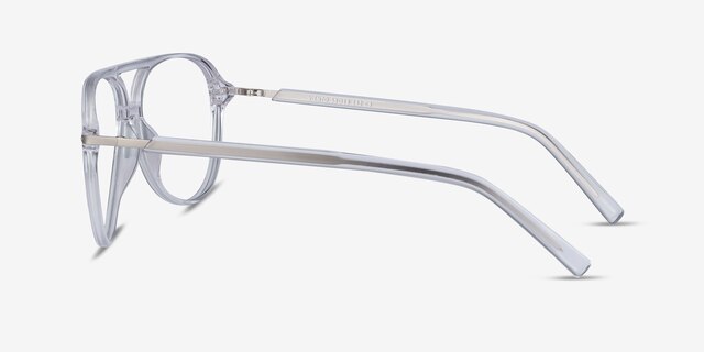 Viento Transparent AcétateMontures de lunettes de vue d'EyeBuyDirect, Vue de Côté