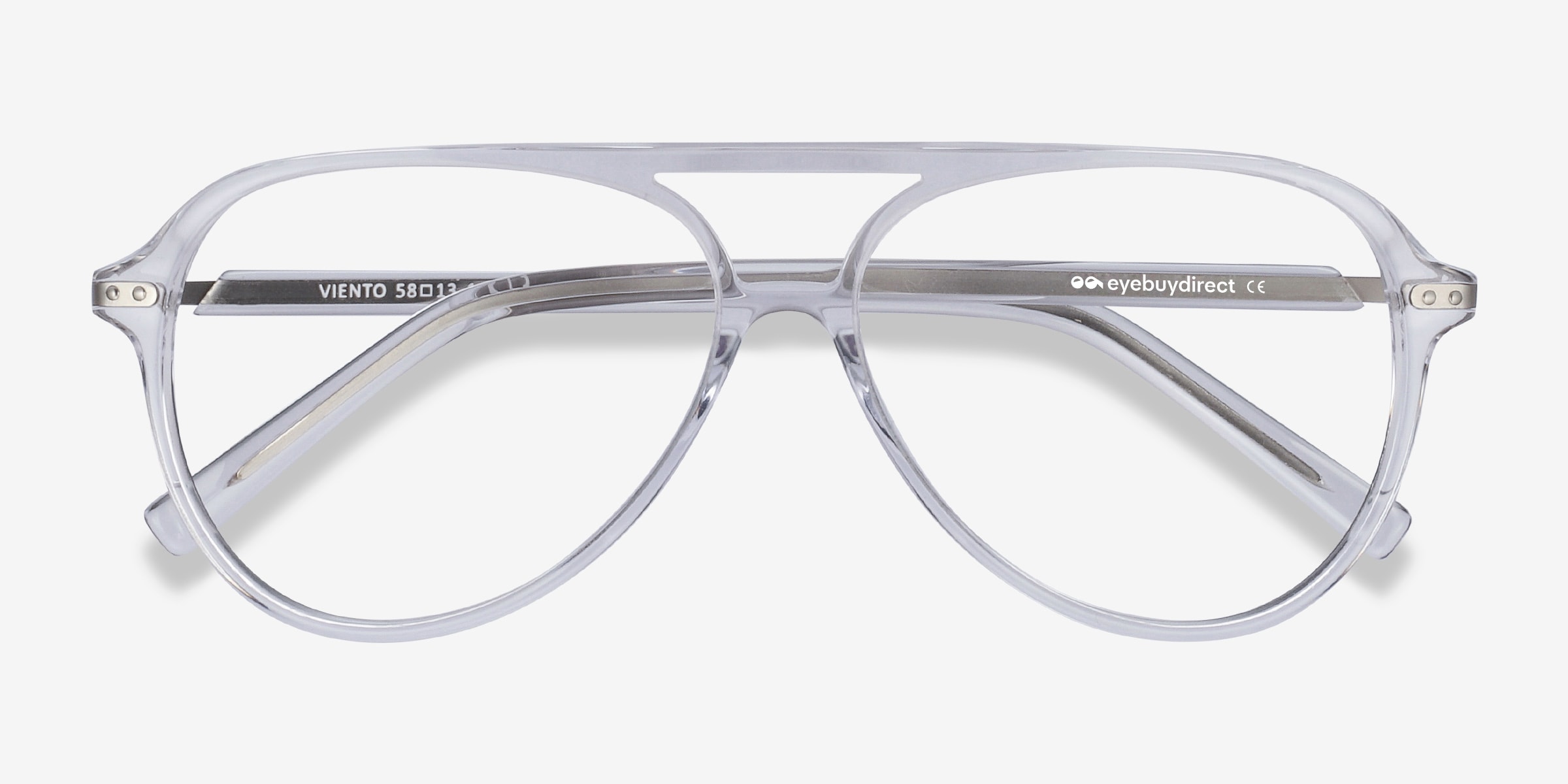 Viento Aviator Clear Full Rim Eyeglasses Eyebuydirect