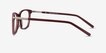 Field Burgundy Acetate, MetalEyeglass Frames from EyeBuyDirect, Side View