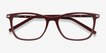 Field Burgundy Acetate, MetalEyeglass Frames from EyeBuyDirect, Closed View