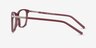 Field Pink Acetate-metalEyeglass Frames from EyeBuyDirect, Side View
