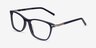 Field Navy Acetate-metalEyeglass Frames from EyeBuyDirect, Angle View