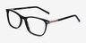 Field Black Acetate-metalEyeglass Frames from EyeBuyDirect, Angle View
