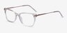 Forward Transparent Acetate-metalMontures de lunettes de vue d'EyeBuyDirect, Vue d'Angle