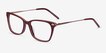 Forward Burgundy Acetate, MetalEyeglass Frames from EyeBuyDirect, Angle View