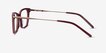 Forward Burgundy Acetate, MetalEyeglass Frames from EyeBuyDirect, Side View