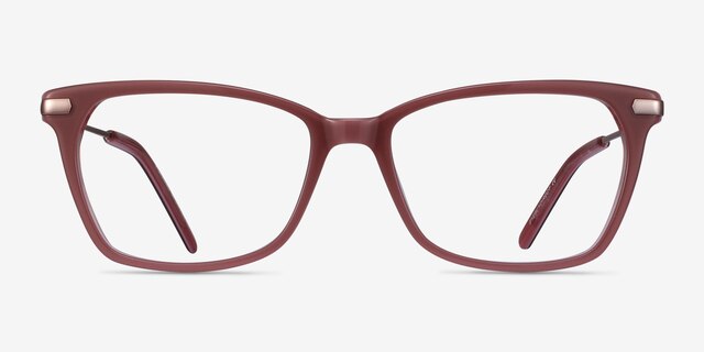 Forward Rose Acetate-metalMontures de lunettes de vue d'EyeBuyDirect, Vue de Face