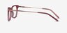 Forward Rose Acetate-metalMontures de lunettes de vue d'EyeBuyDirect, Vue de Côté