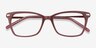 Forward Rose Acetate-metalMontures de lunettes de vue d'EyeBuyDirect, Vue Rapprochée