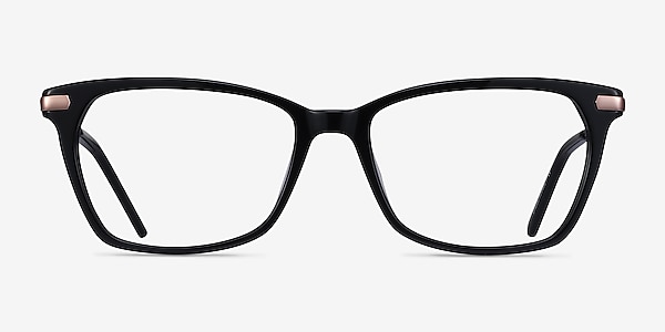 Forward Black Acetate-metal Eyeglass Frames