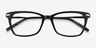Forward Black Acetate-metalEyeglass Frames from EyeBuyDirect, Closed View