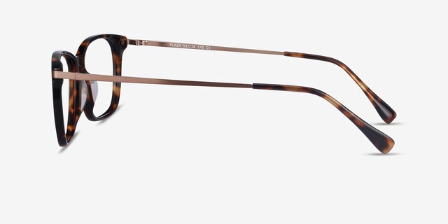Plaza Écailles Acetate-metalMontures de lunettes de vue d'EyeBuyDirect, Vue de Côté