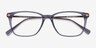 Plaza Gray Acetate-metalEyeglass Frames from EyeBuyDirect, Closed View