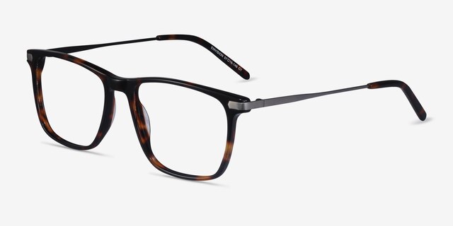 Envision Tortoise Acetate-metalEyeglass Frames from EyeBuyDirect, Angle View