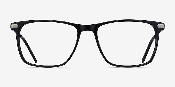 Envision Noir Acetate-metal Montures de lunettes de vue