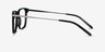 Envision Noir Acetate-metalMontures de lunettes de vue d'EyeBuyDirect, Vue de Côté