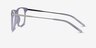 Envision Purple Acetate-metalEyeglass Frames from EyeBuyDirect, Side View