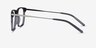 Envision Gris Acetate-metalMontures de lunettes de vue d'EyeBuyDirect, Vue de Côté