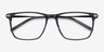 Envision Gris Acetate-metalMontures de lunettes de vue d'EyeBuyDirect, Vue Rapprochée