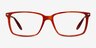 Hayday Blood Orange Acetate-metalEyeglass Frames from EyeBuyDirect, Front View