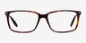 Hayday Tortoise Acetate-metalEyeglass Frames from EyeBuyDirect, Front View