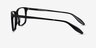 Hayday Noir Acetate-metalMontures de lunettes de vue d'EyeBuyDirect, Vue de Côté