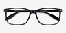 Hayday Noir Acetate-metalMontures de lunettes de vue d'EyeBuyDirect, Vue Rapprochée