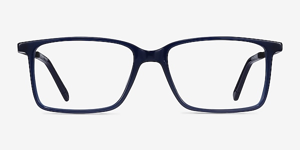 Haptic Blue Acetate-metal Eyeglass Frames