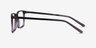 Haptic Gray Acetate-metalEyeglass Frames from EyeBuyDirect, Side View