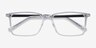 Haptic Clear Acetate-metalEyeglass Frames from EyeBuyDirect, Closed View