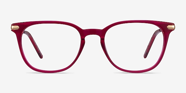 Therefore Raspberry Acetate-metal Montures de lunettes de vue
