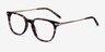 Therefore Fleuries Acetate-metalMontures de lunettes de vue d'EyeBuyDirect, Vue d'Angle
