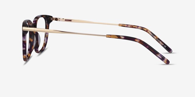 Therefore Fleuries Acetate-metalMontures de lunettes de vue d'EyeBuyDirect, Vue de Côté