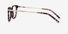 Therefore Fleuries Acetate-metalMontures de lunettes de vue d'EyeBuyDirect, Vue de Côté