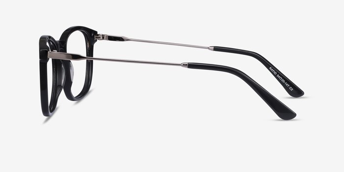 Ratio Black Acetate-metal Eyeglass Frames from EyeBuyDirect