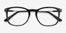 Ratio Black Acetate-metalEyeglass Frames from EyeBuyDirect, Closed View