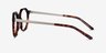 The Cycle Dark Tortoise Acetate-metalEyeglass Frames from EyeBuyDirect, Side View