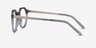 The Cycle Gray Acetate-metalEyeglass Frames from EyeBuyDirect, Side View